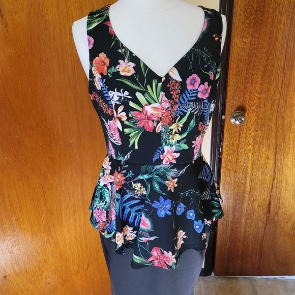 Retro floral print dress​ - Picture 5 of 6